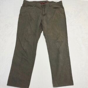English Laundry Men Gray Straight Leg Casual Pants Size 38x30 Cotton Blend